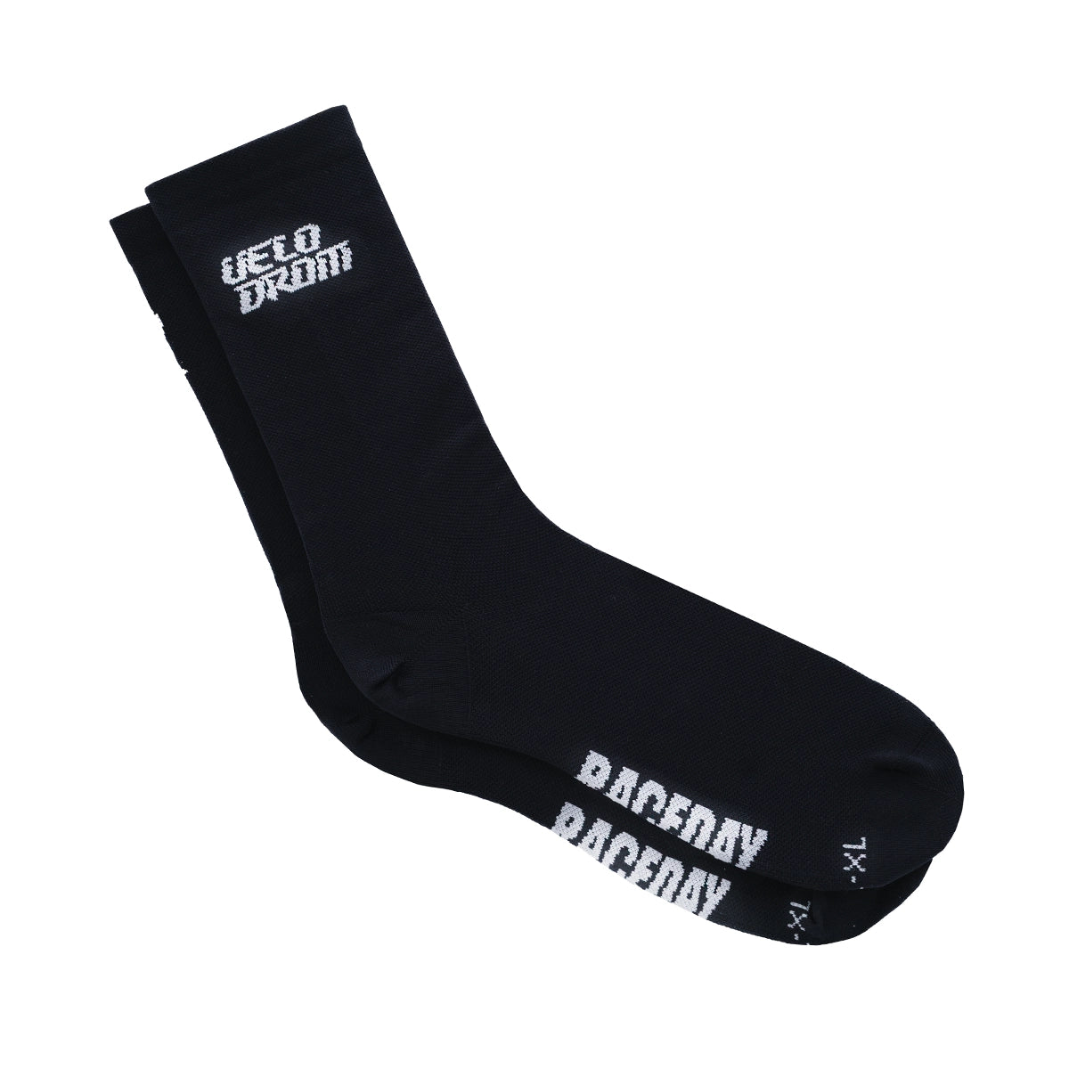 VELODROM RaceDay Logo Mitjons de ciclisme - Negre