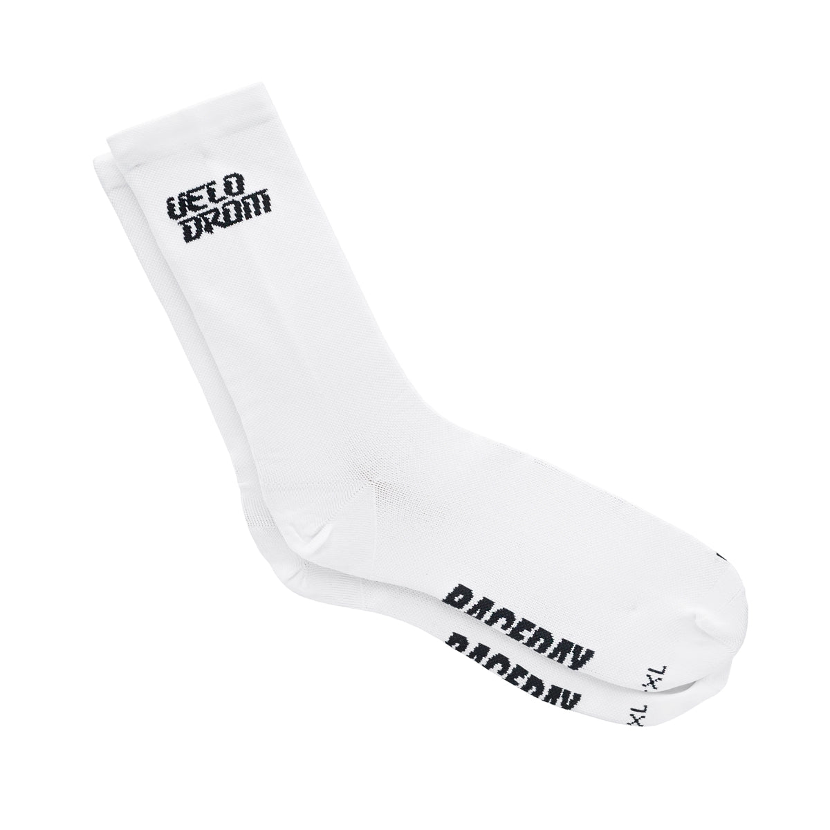 VELODROM RaceDay Logo Cycling Calcetines -  Blanco 