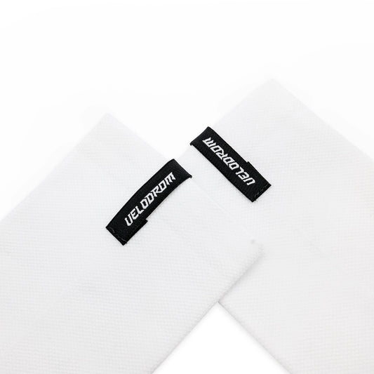 VELODROM RaceDay Label Cycling Socks - White