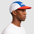 VELODROM Trail 5 Panel Cap S6- Blue/White/Red