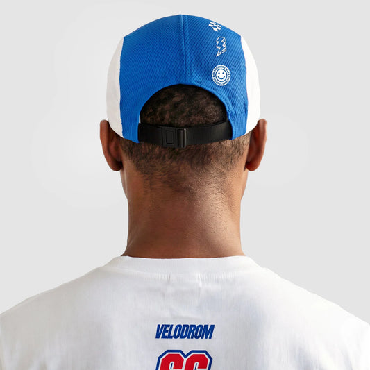 VELODROM Trail 5 Panel Cap S6- Blue/White/Red