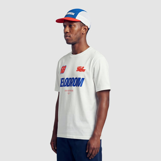 VELODROM Trail 5 Panel Cap S6- Blue/White/Red