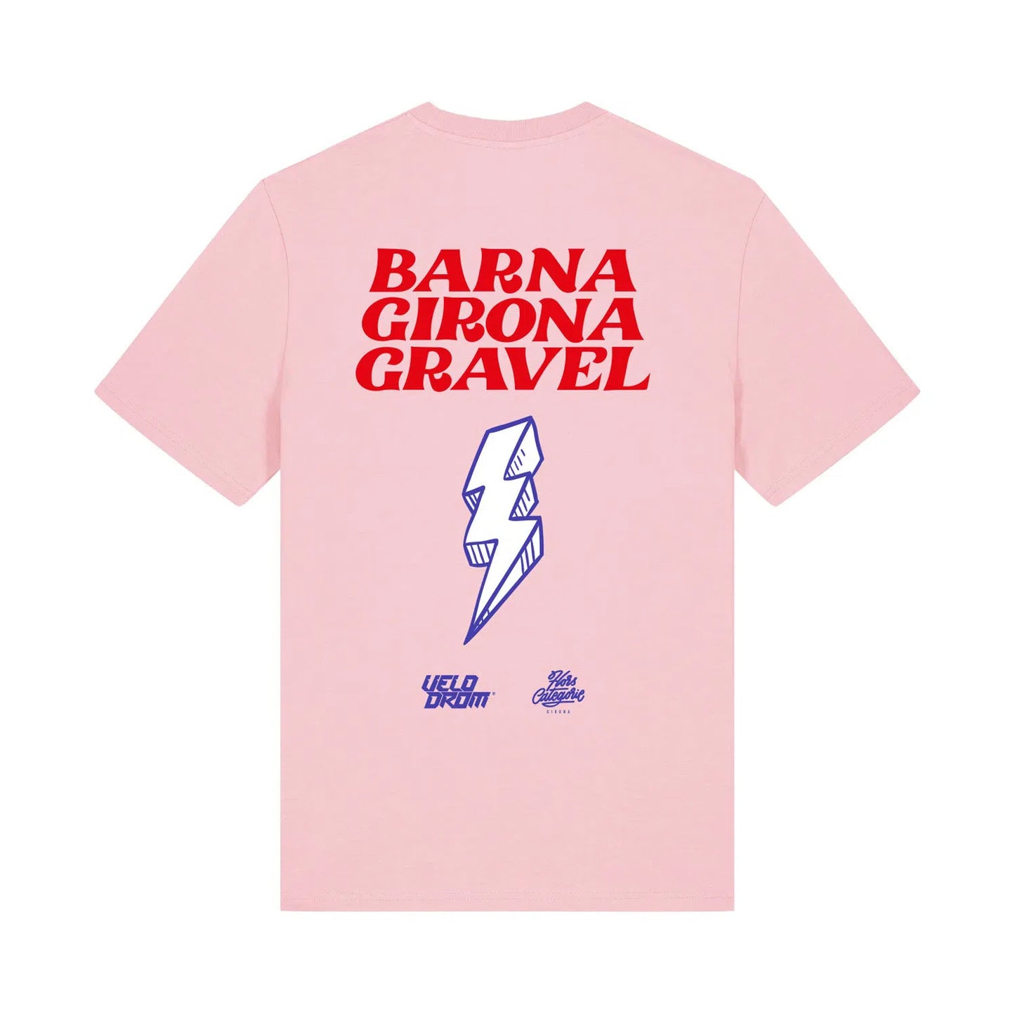 VELODROM Tshirt Barna Girona Gravel - Strawberry