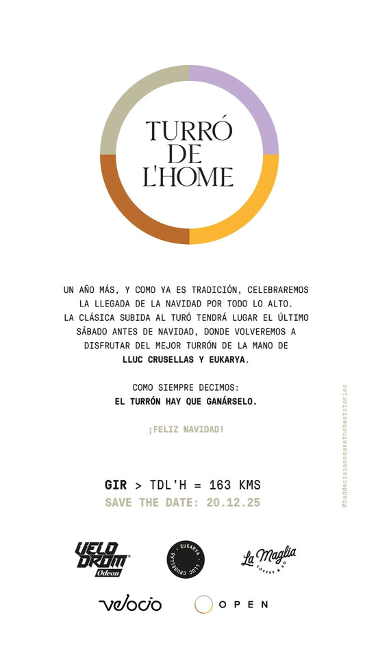 VELODROM Turró de L'home Social Ride - 2025