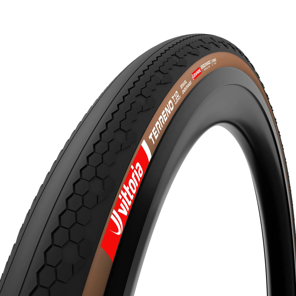 VITTORIA Terreno T10 Hardpack Gravel Endurance Gravel Tyre - Brown