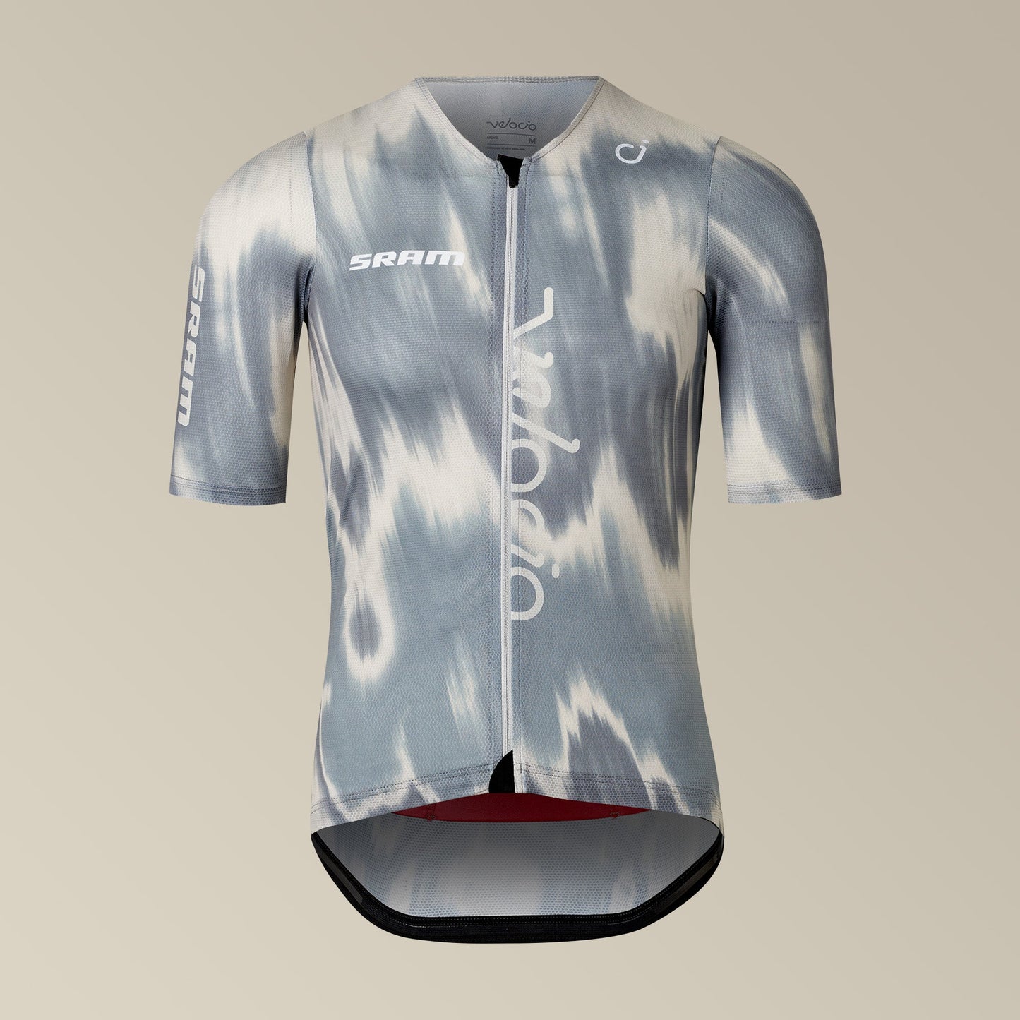 VELOCIO SRAM LUXE Ultralight Mesh Fietsshirt - Grey Stroke
