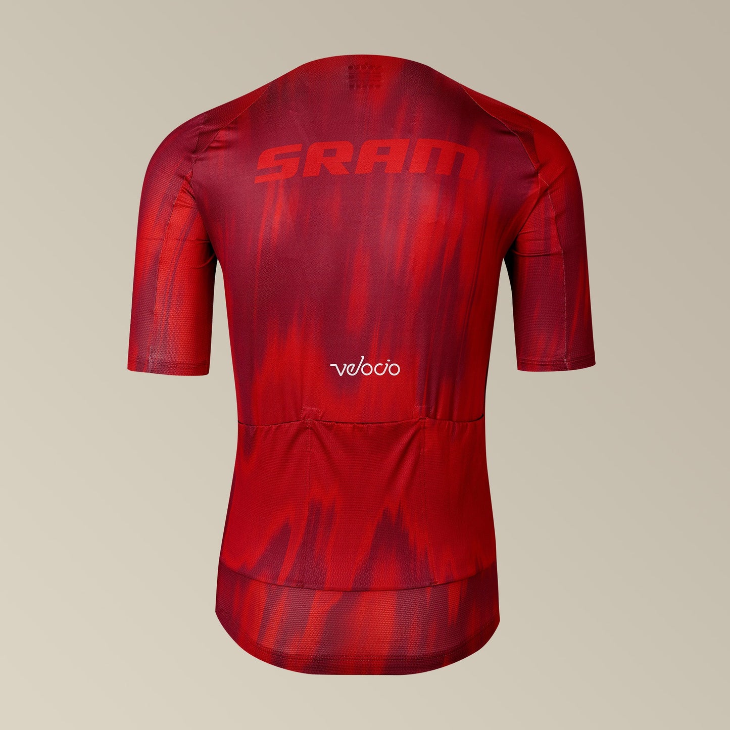 VELOCIO SRAM LUXE Ultralight Mesh Fietsshirt - Red Stroke