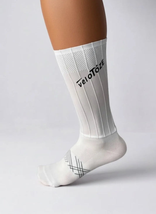 VeloToze Aero Pro Socks - White