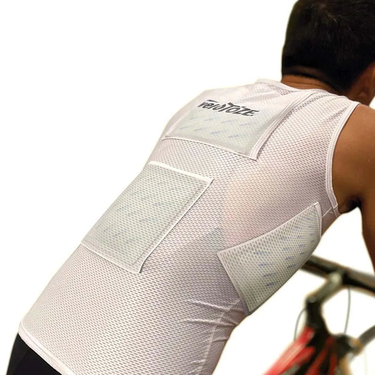 VeloToze Cooling Vest with Ice Packs - White