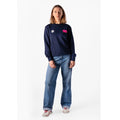 Velodrom Casual Sweatshirt - Navy/Pink