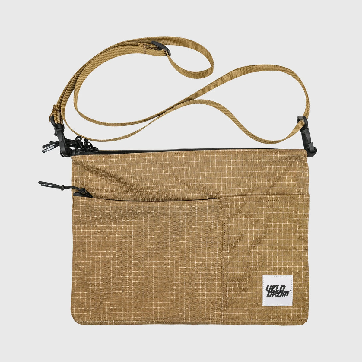 Patch Tech Velodrom Logo Patch Technical Musette - Light Brown | Velodrom Cycling ...