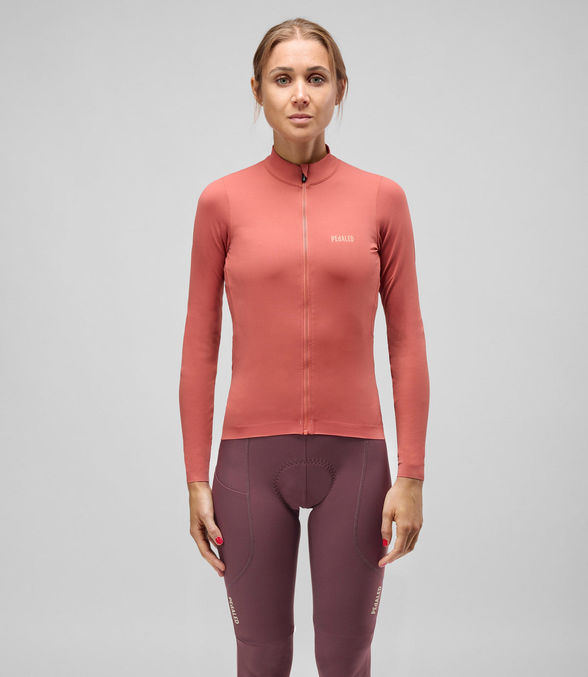 PEDALED Dona ELEMENT Maillot màniga llarga W7WJSEL0W - MARSALA
