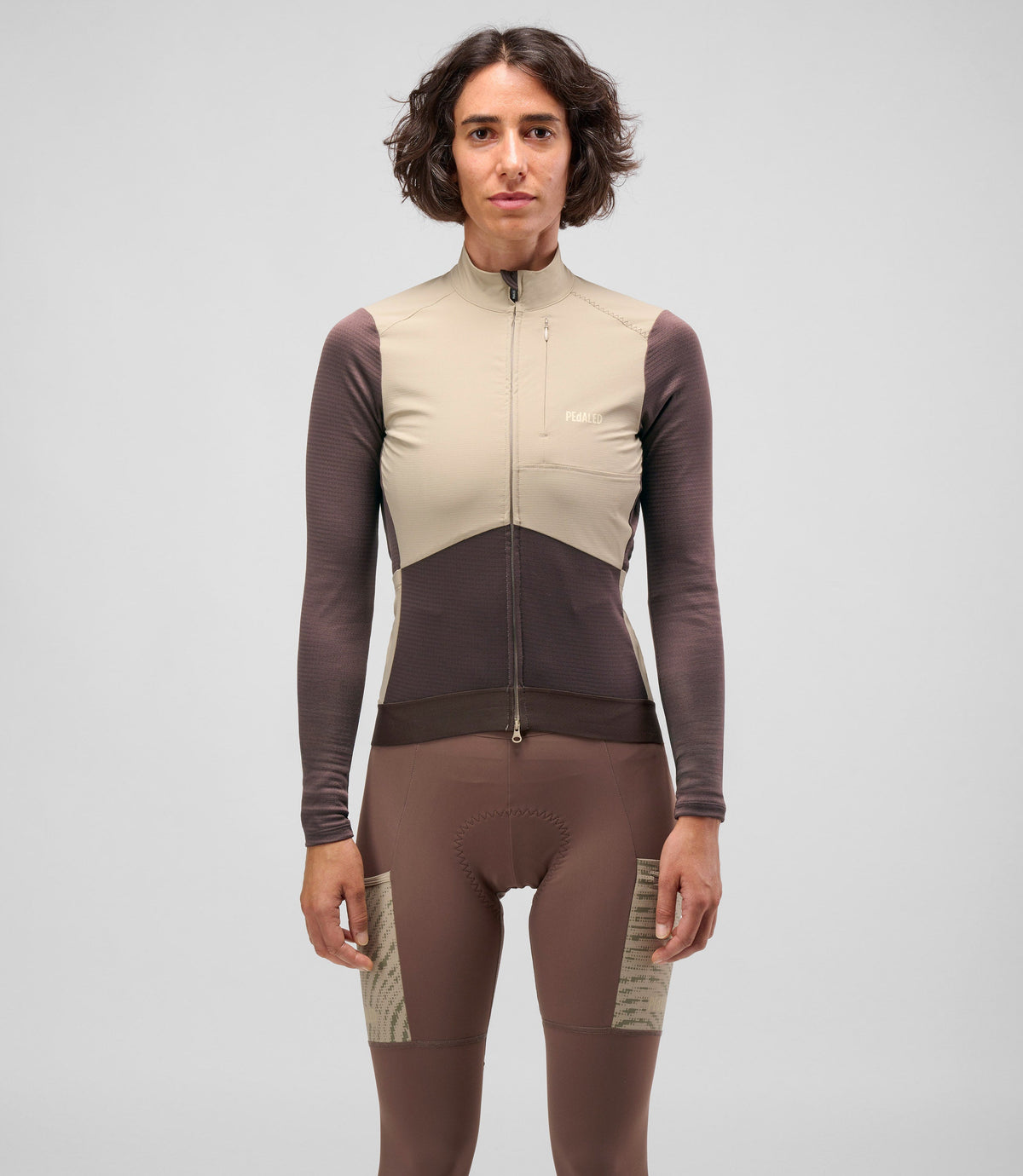 PEDALED Damen ODYSSEY WINDBLOCK MERINO Trikot - RAISIN PURPLE