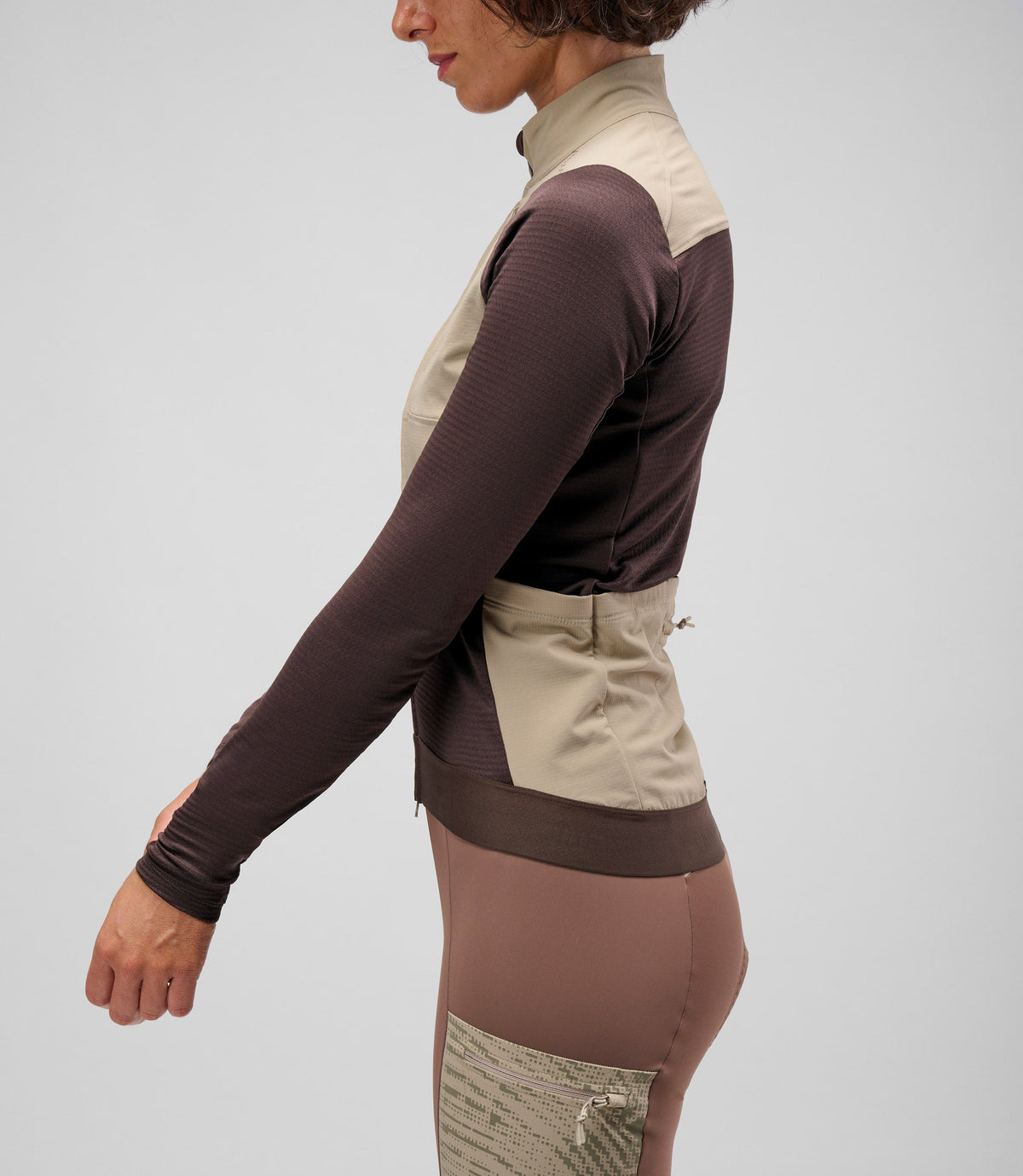 PEDALED Damen ODYSSEY WINDBLOCK MERINO Trikot - RAISIN PURPLE