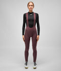 PEDALED Dona ELEMENT Culotte llarg amb tirants - RAISIN PURPLE