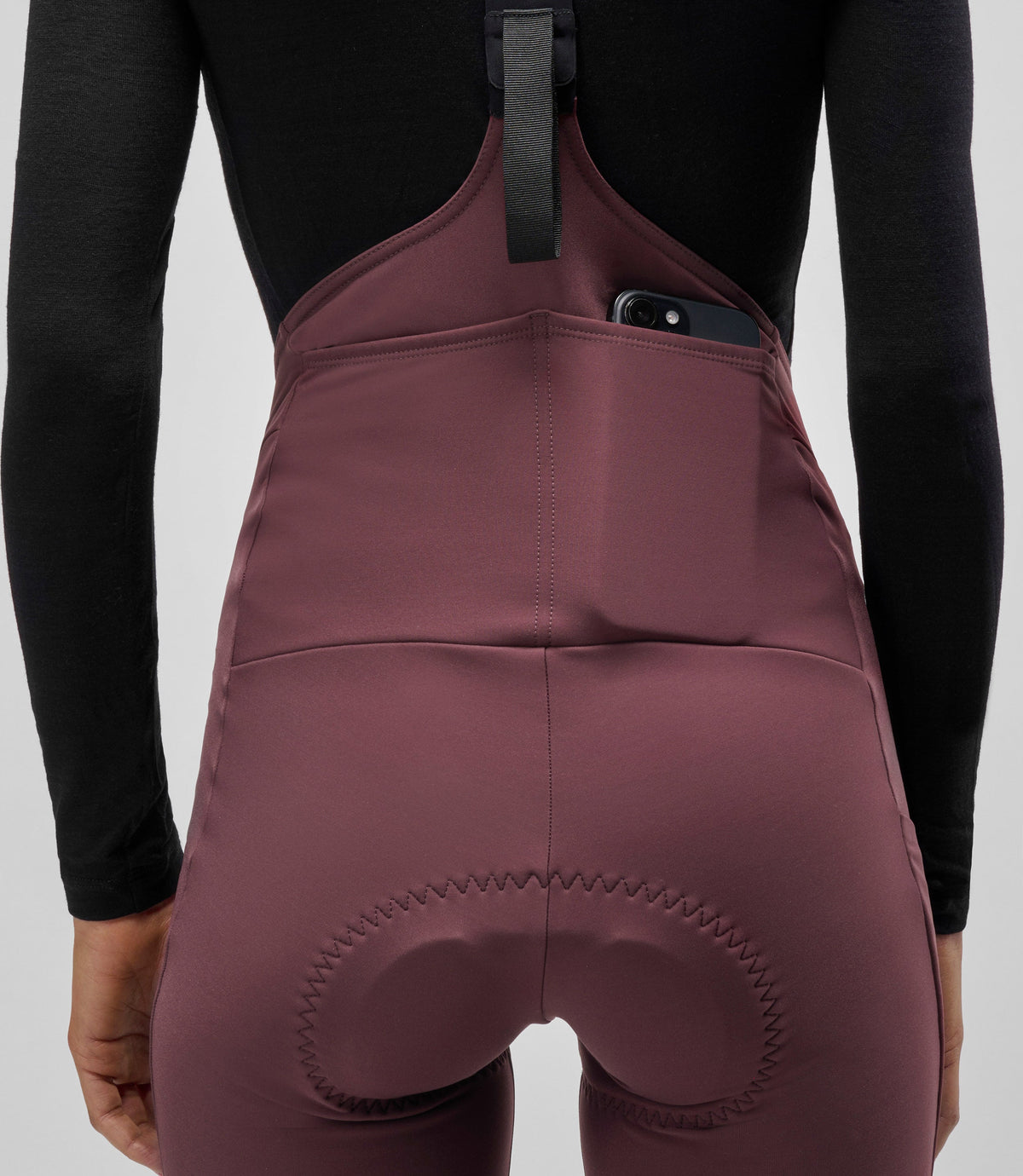 PEDALED Dona ELEMENT Culotte llarg amb tirants - RAISIN PURPLE