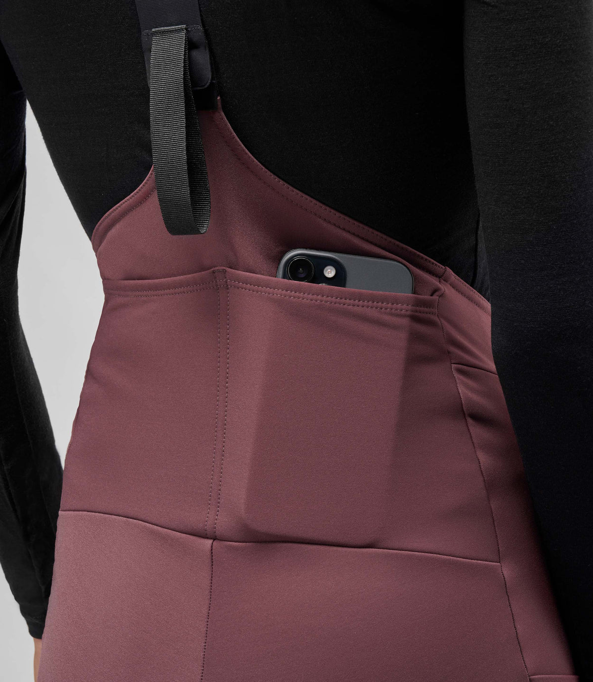 PEDALED Dona ELEMENT Culotte llarg amb tirants - RAISIN PURPLE