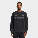 VELODROM Raceday Sweater - Dyed Zwart/Grey Logo