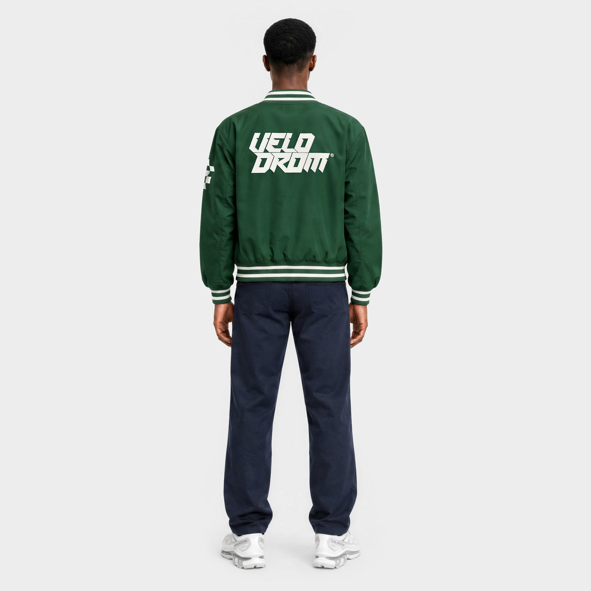VELODROM S6 Collection Retro Bomber Patches- Pine Green