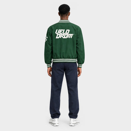 VELODROM S6 Collection Retro Kurtka Bomber - Pine Green