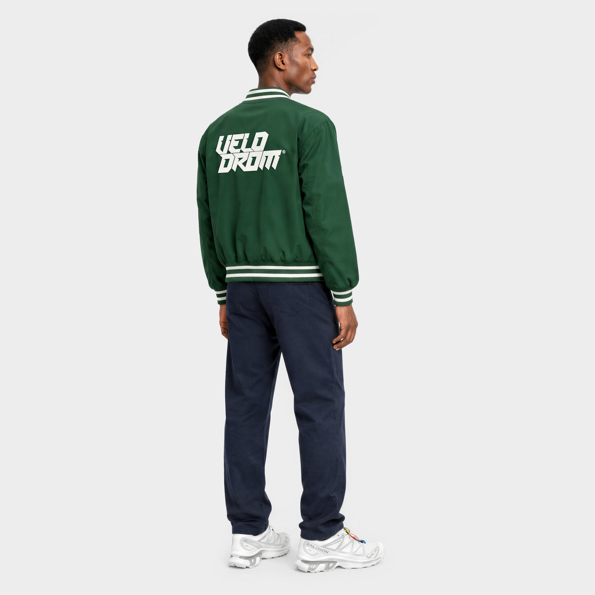 VELODROM S6 Collection Retro Bomber Patches- Pine Green
