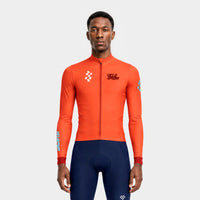 VELODROM RaceDay 3.1 Thermal Xperiment Long Sleeve Jersey - Vivid Orange