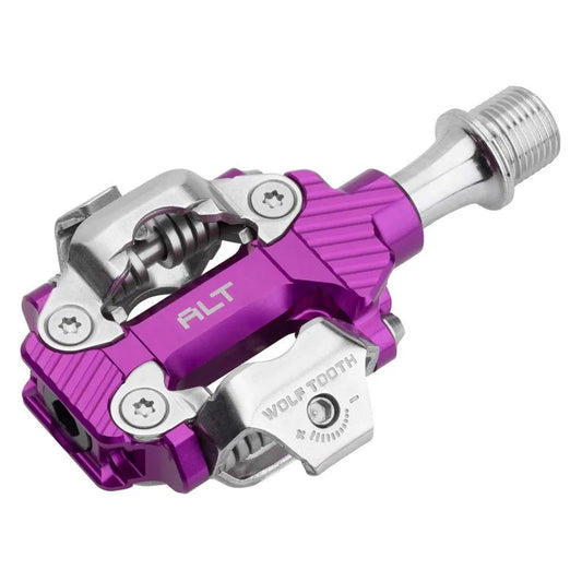 WOLF TOOTH Alt XC Clipless Pedals - Uv Purple