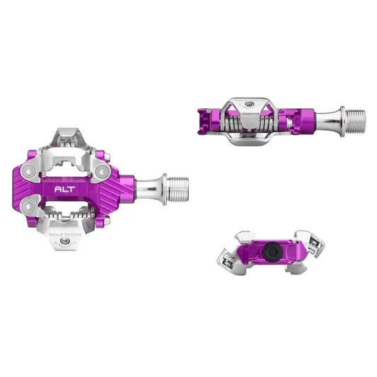 WOLF TOOTH Alt XC Clipless Pedals - Uv Purple