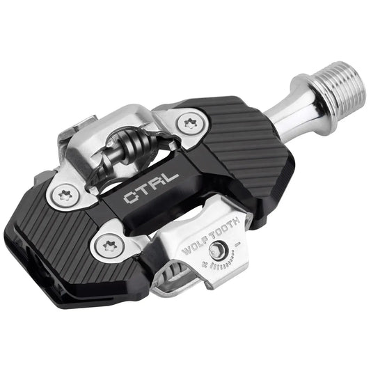 WOLF TOOTH CTRL Trail Clipless Pedals - Silver/Black