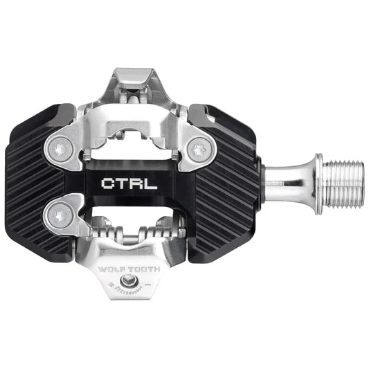 WOLF TOOTH CTRL Trail Clipless Pedals - Silver/Black