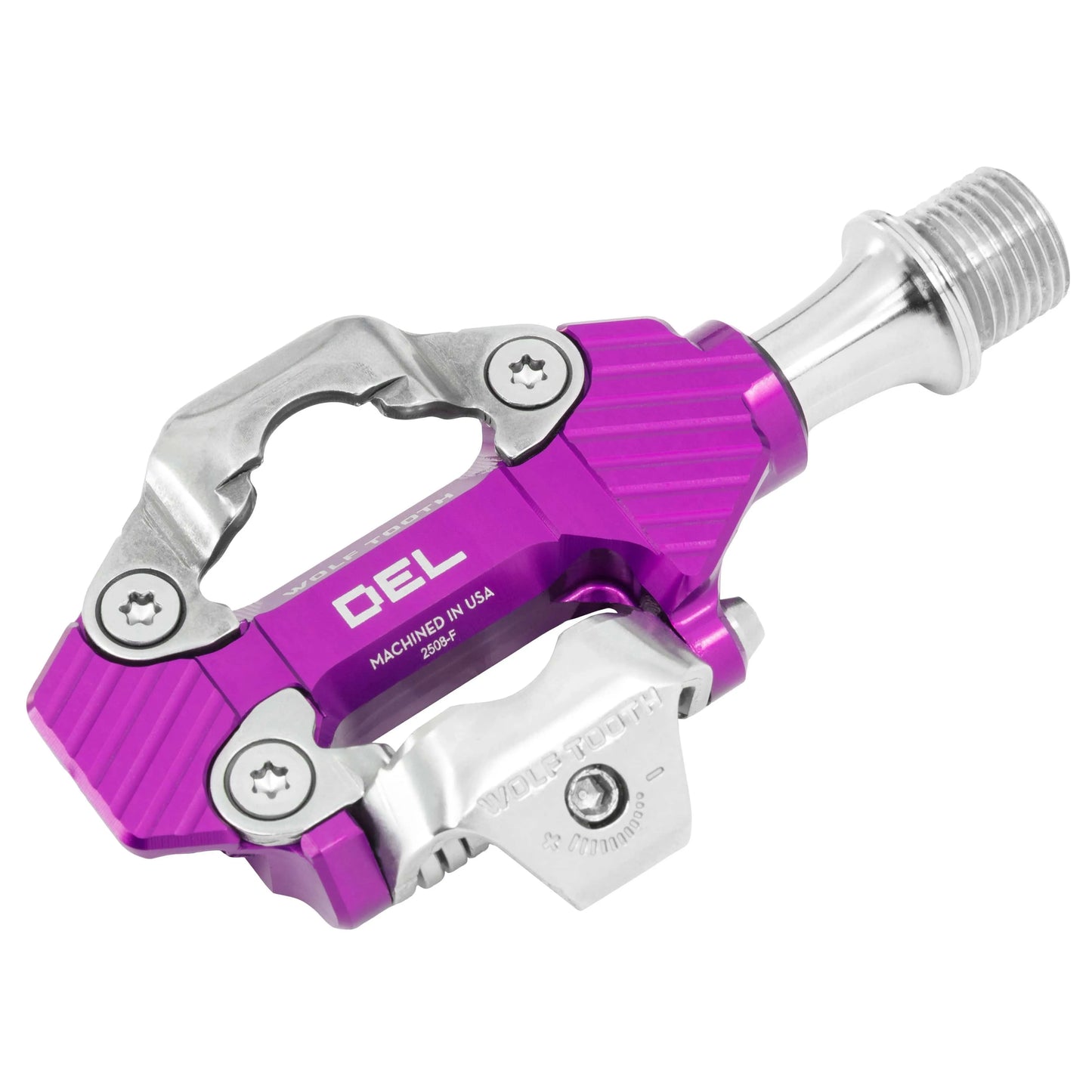 WOLF TOOTH Del Gravel Race Clipless Pedals - Uv Purple