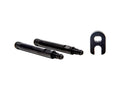 XSAUCE Presta Valve Aluminium Extender With Outer Thread 42 mm - Black