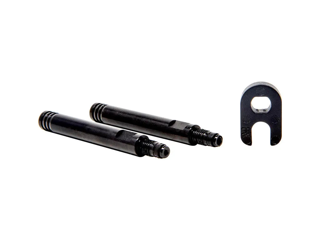 XSAUCE Presta Valve Aluminium Extender With Outer Thread 42 mm - Black