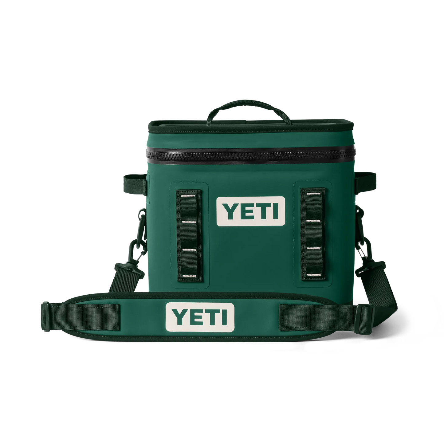 YETI Hopper Flip 12 Soft Cooler- Black Forest Green