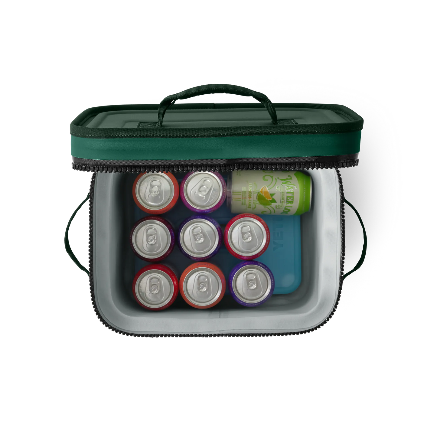 YETI Hopper Flip 12 Soft Cooler- Black Forest Green