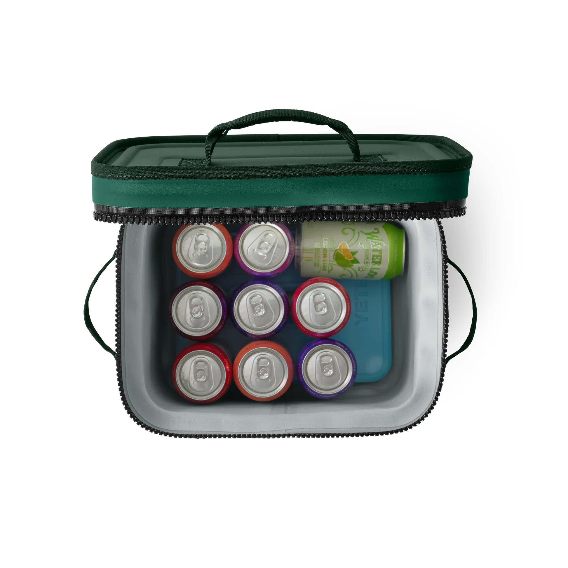 YETI Hopper Flip 12 Soft Cooler- Black Forest Green