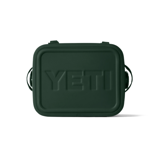 YETI Hopper Flip 12 Soft Cooler- Black Forest Green