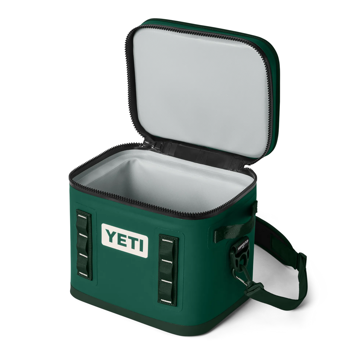 YETI Hopper Flip 12 Soft Cooler- Black Forest Green