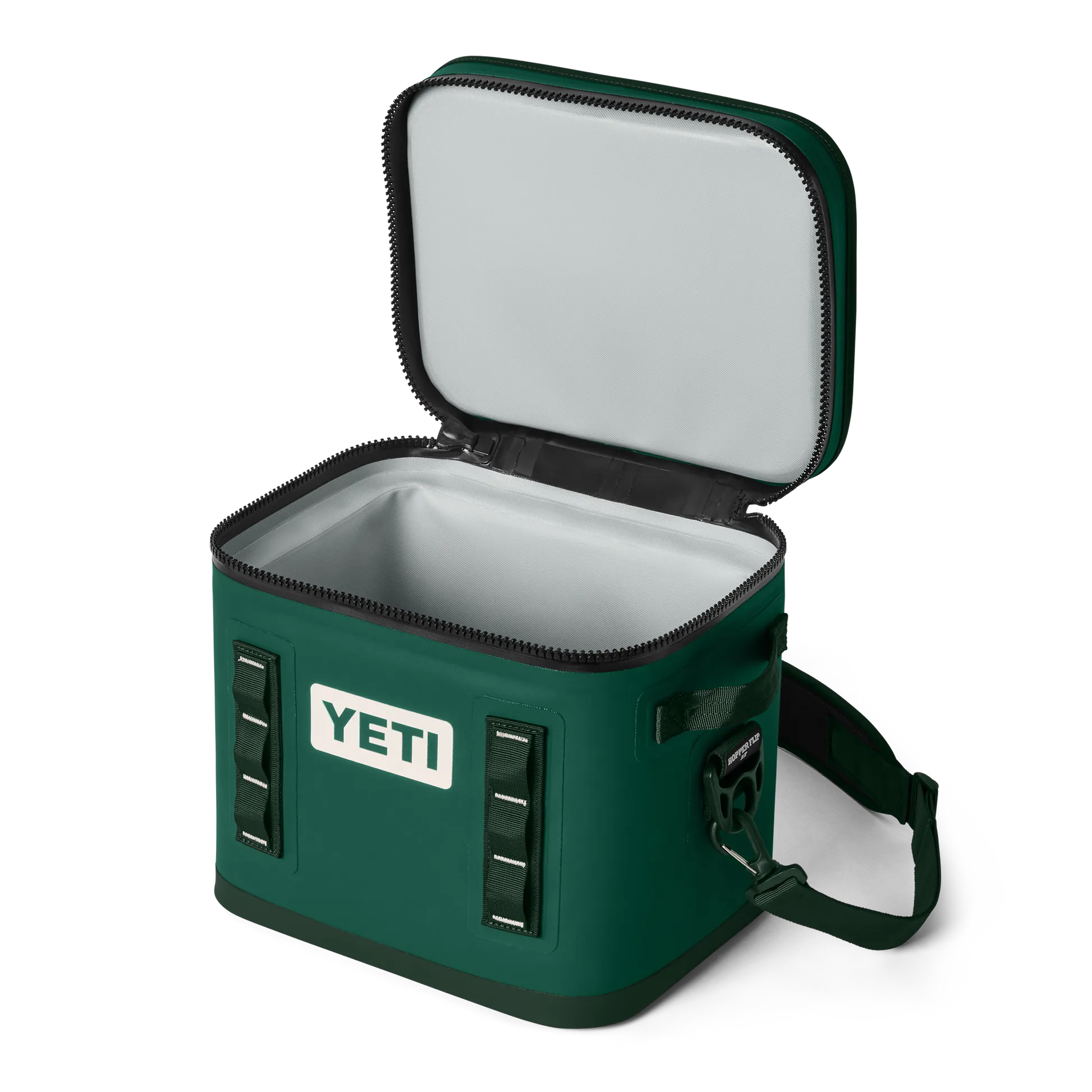 YETI Hopper Flip 12 Soft Cooler- Black Forest Green