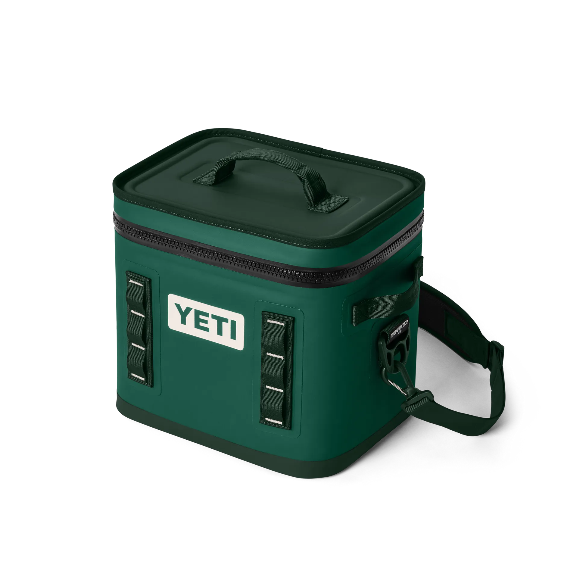 YETI Hopper Flip 12 Soft Cooler- Black Forest Green
