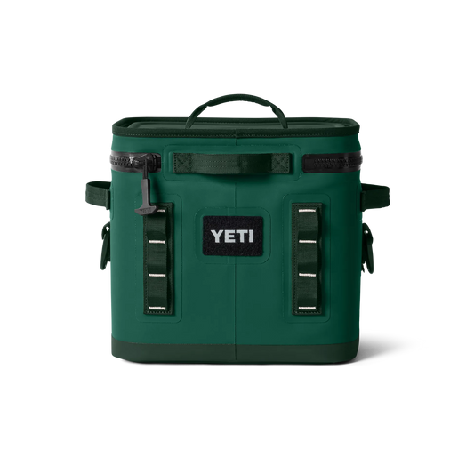 YETI Hopper Flip 12 Soft Cooler- Black Forest Green