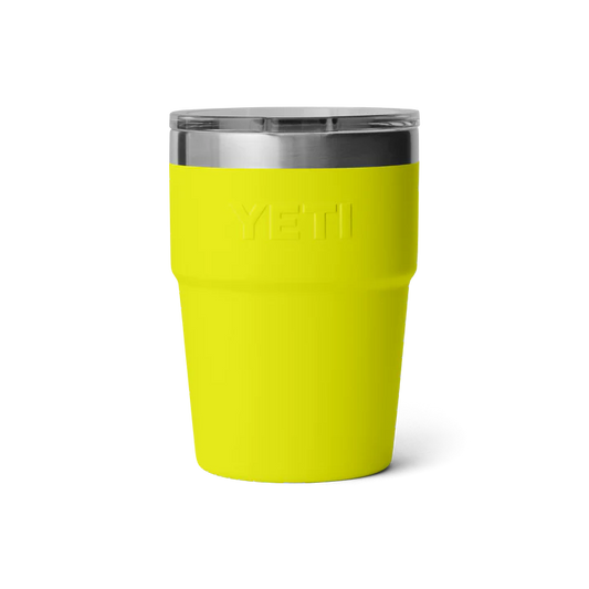 YETI Rambler 16 OZ 473ml Tumbler Stackable Cup - Firefly Yellow