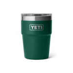 YETI Rambler 16 oz 473 ml Stackable Cup With MagSlider™ Lid - Black Forest Green