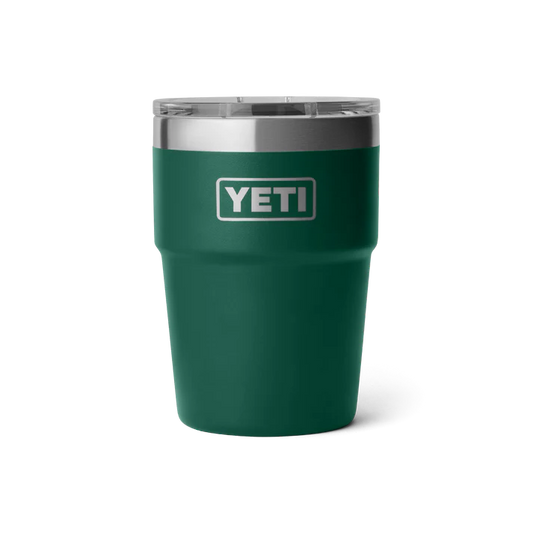 YETI Rambler 16 oz 473 ml Stackable Cup With MagSlider™ Lid - Black Forest Green