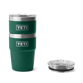 YETI Rambler 16 oz 473 ml Stackable Cup With MagSlider™ Lid - Black Forest Green