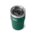 YETI Rambler 16 oz 473 ml Stackable Cup With MagSlider™ Lid - Black Forest Green