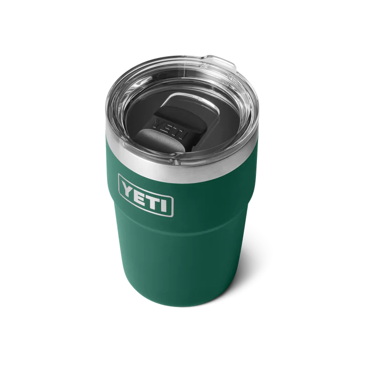 YETI Rambler 16 oz 473 ml Stackable Cup With MagSlider™ Lid - Black Forest Green