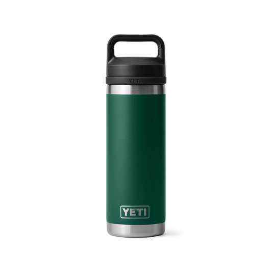 YETI Rambler 18 OZ 532 ML Bottle With Chug Cap - Black Forest Green