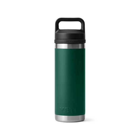 YETI Rambler 18 OZ 532 ML Bottle With Chug Cap - Black Forest Green