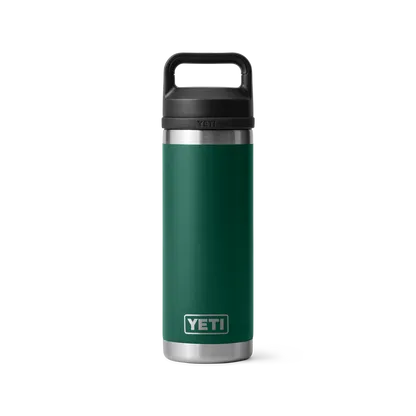 YETI Rambler 18 OZ 532 ML Bottle With Chug Cap - Black Forest Green